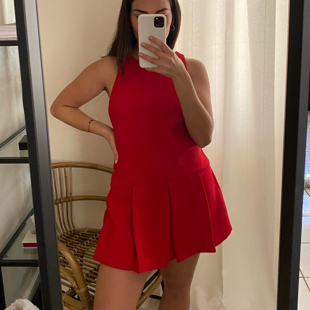 Red dress/romper from Zara